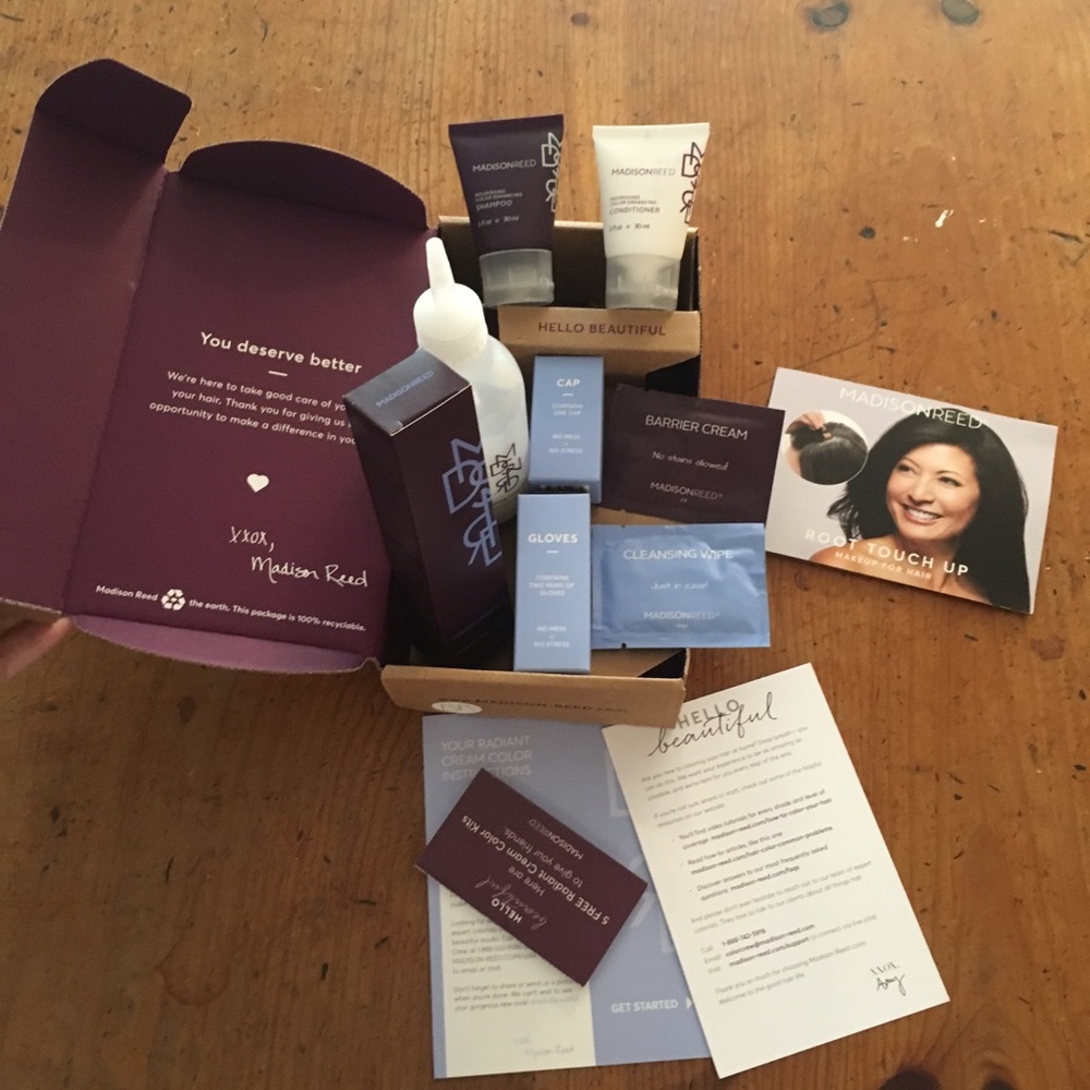 Madison Reed hair color kit Bologna Blonde